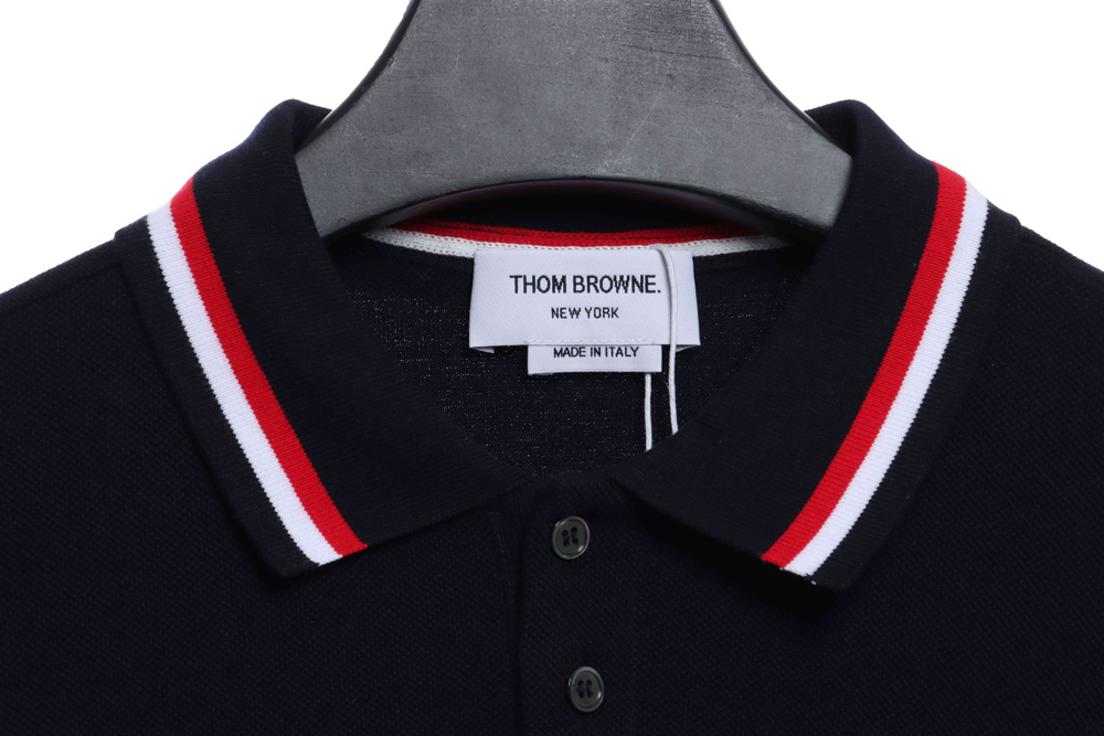 TB Neckline Cuff Color Stripe POLO TSK1