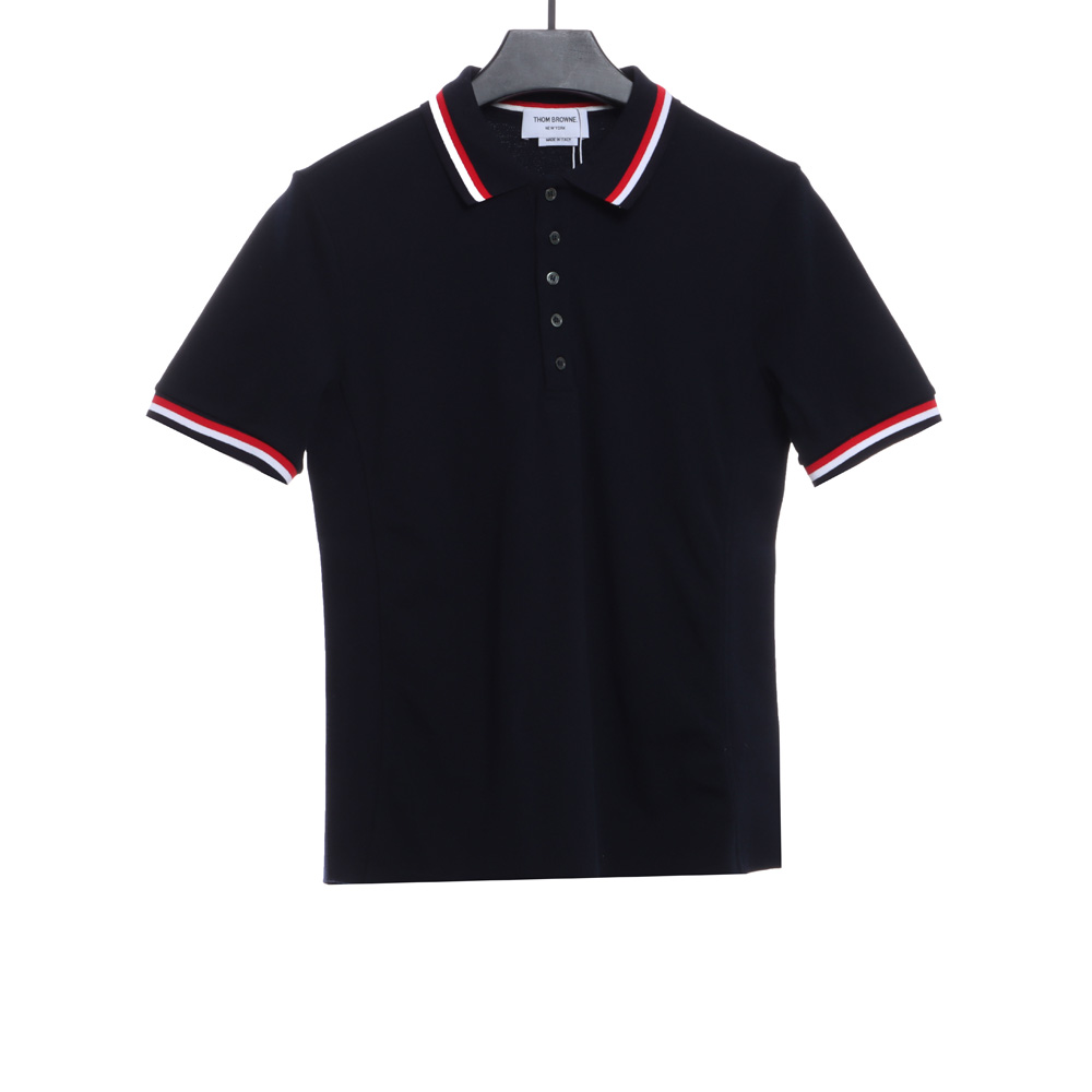 TB Neckline Cuff Color Stripe POLO TSK1