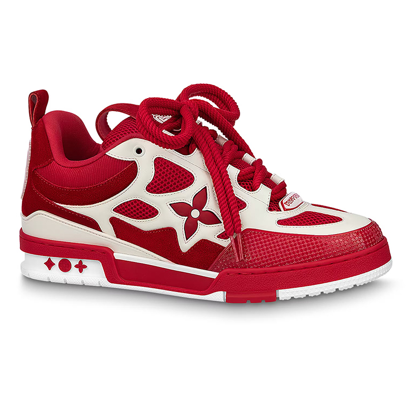 l0*is V*t0n lv skate sneaker red white