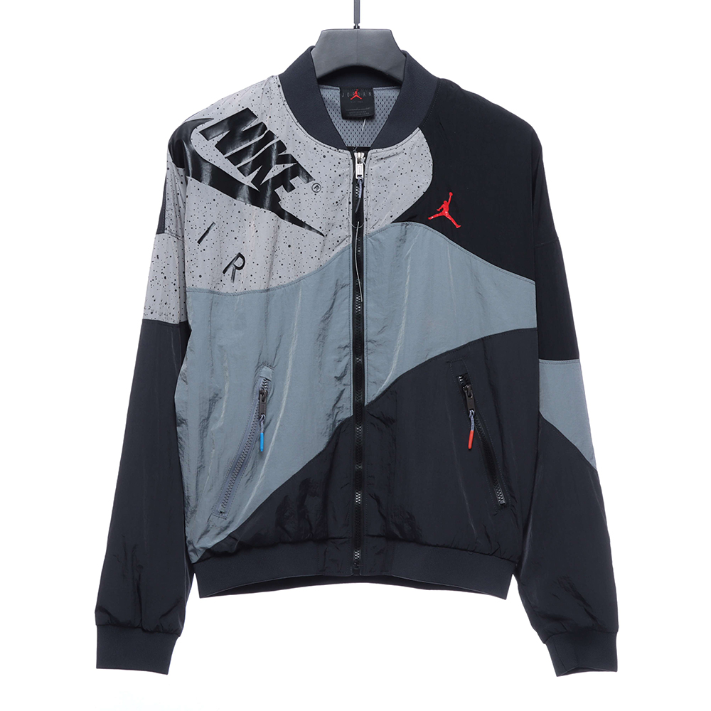JORDAN PANELED CEMENT ZIP JACKET