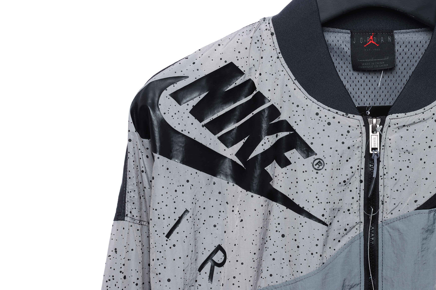 JORDAN PANELED CEMENT ZIP JACKET