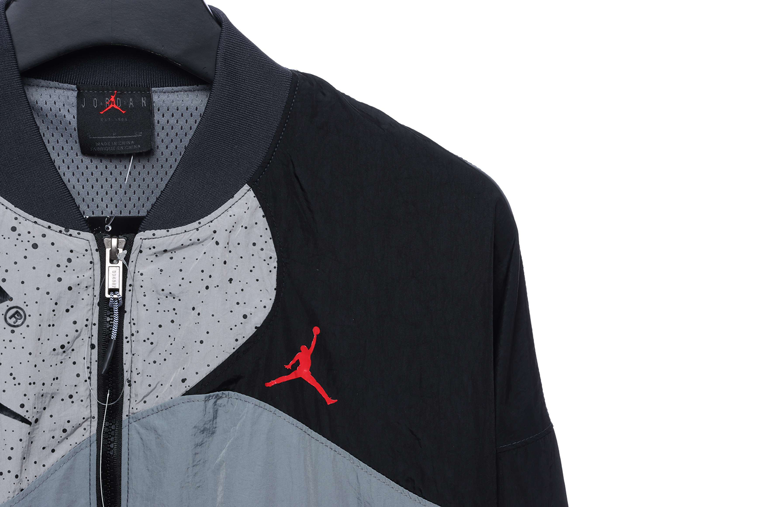 JORDAN PANELED CEMENT ZIP JACKET