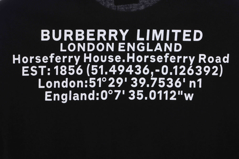 B**rry back letter print short sleeve tsk2