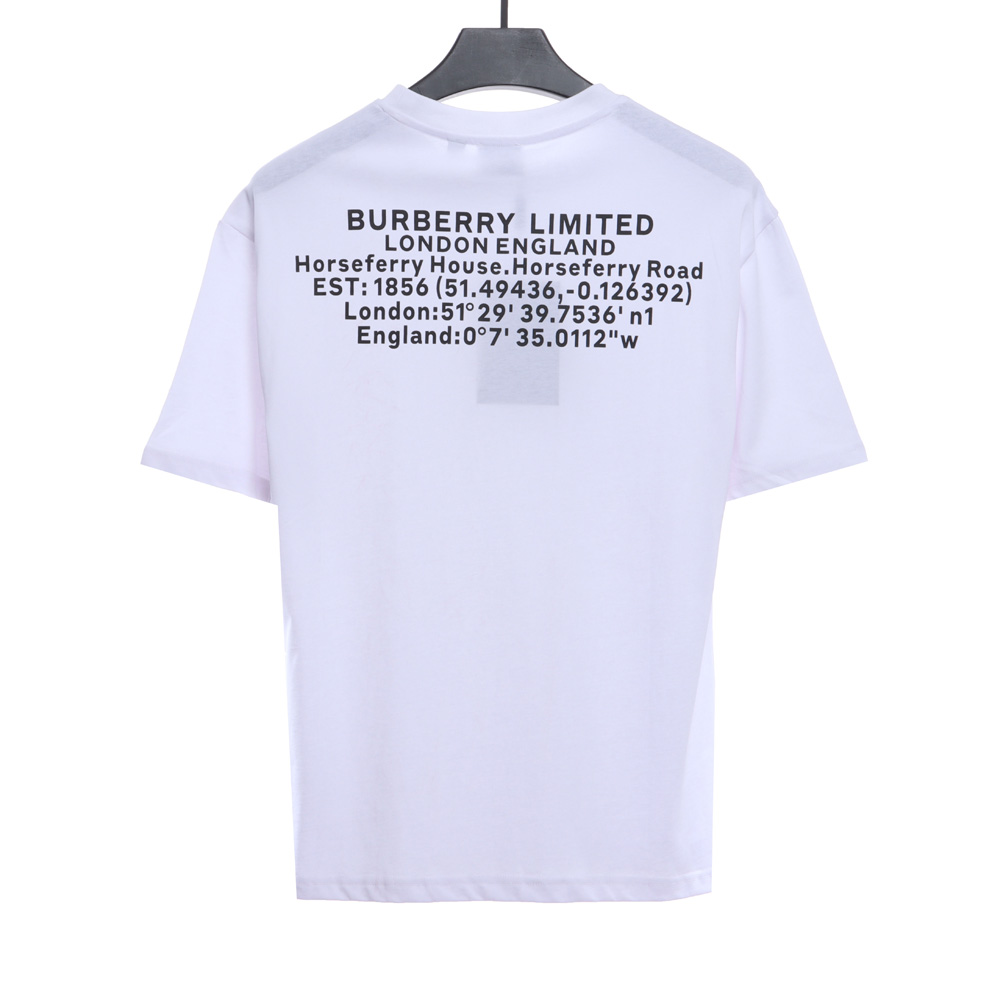 B**rry back letter print short sleeve tsk1