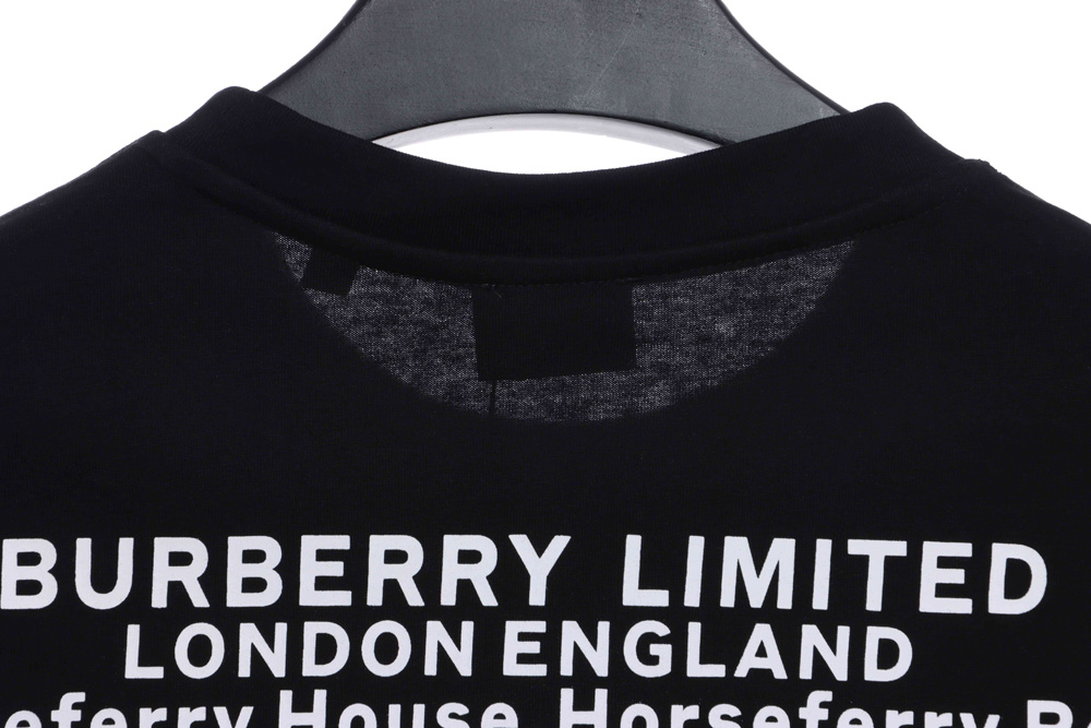 B**rry back letter print short sleeve tsk2