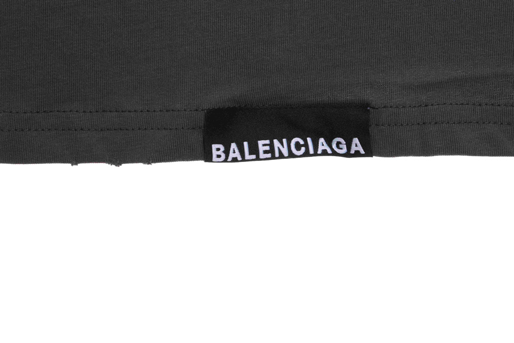 Ba*len*cia*ga barcode ripped vest