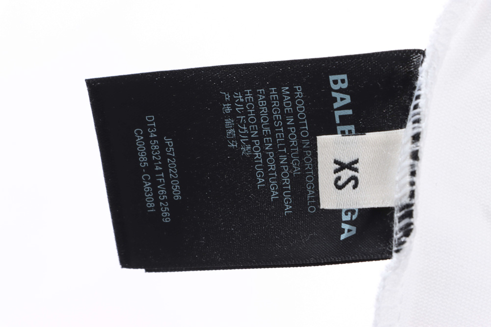 Ba*len*cia*ga barcode ripped vest tsk1