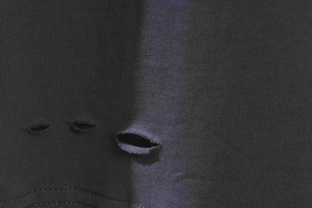 Ba*len*cia*ga barcode ripped vest