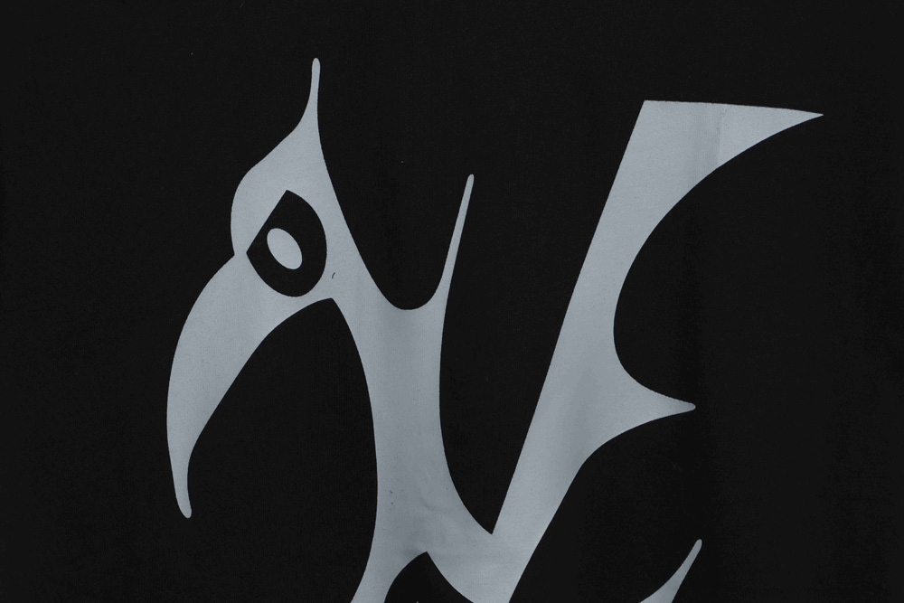 LV chest big bird print short sleeve TSK1