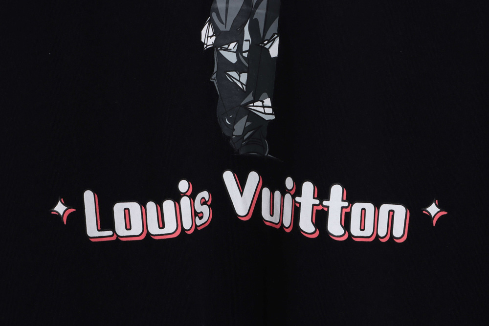 LV character catwalk print short sleeves