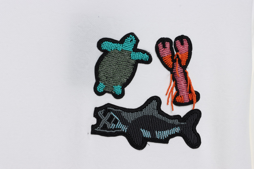 LV Sea Animal Beaded Short Sleeve TSK1