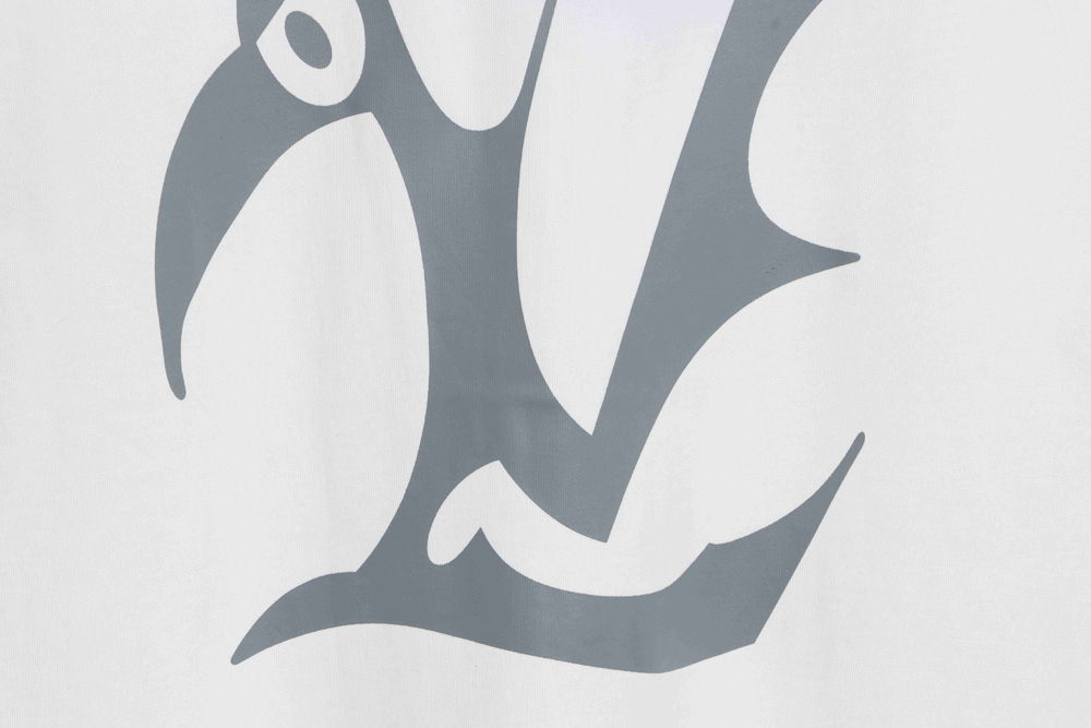 LV chest big bird print short sleeves