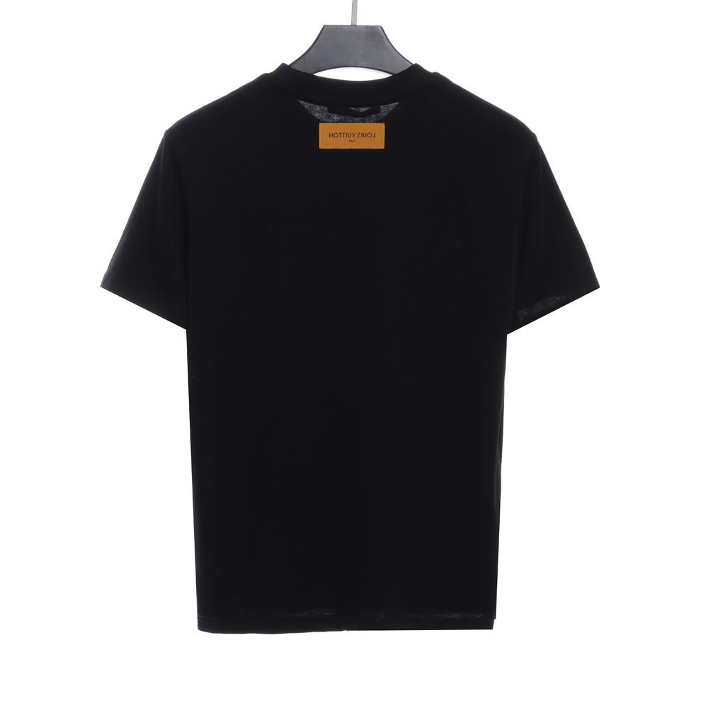 LV character catwalk print short sleeves