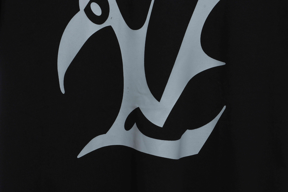 LV chest big bird print short sleeve TSK1