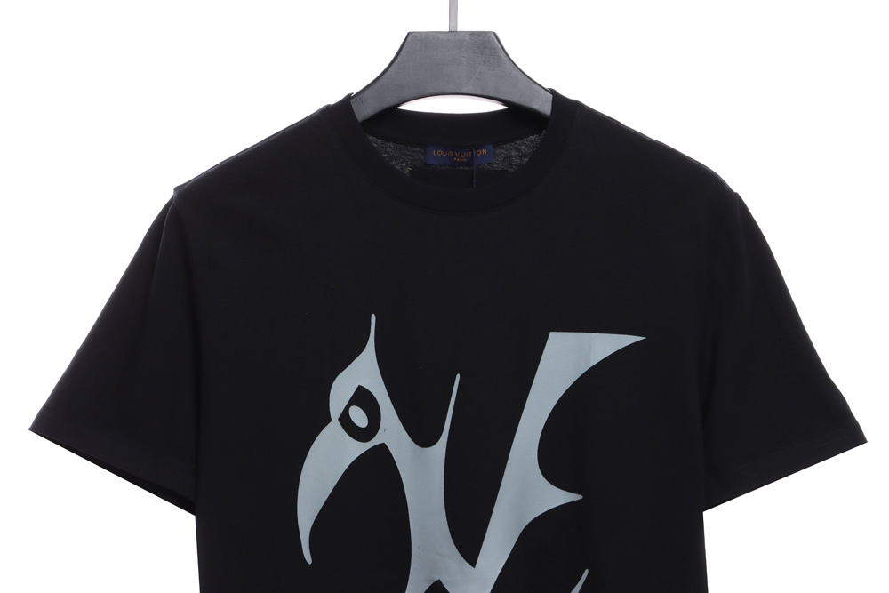 LV chest big bird print short sleeve TSK1