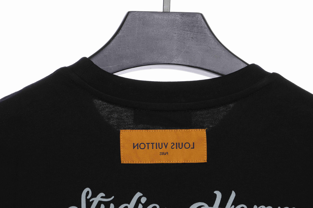 LV chest big bird print short sleeve TSK1