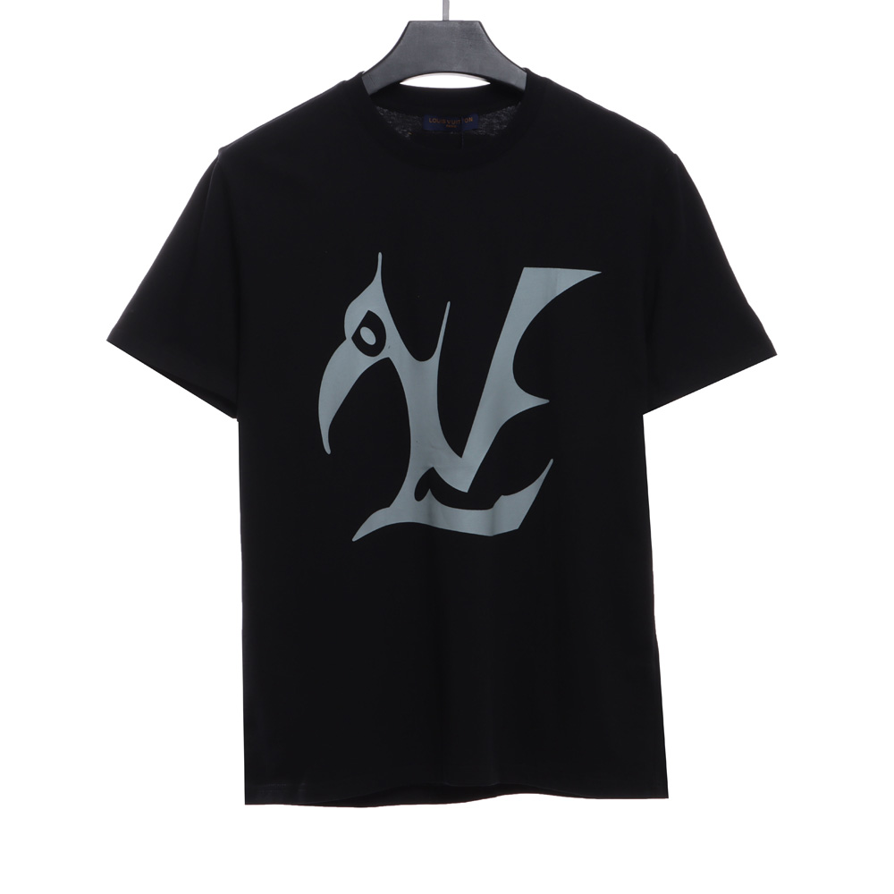 LV chest big bird print short sleeve TSK1