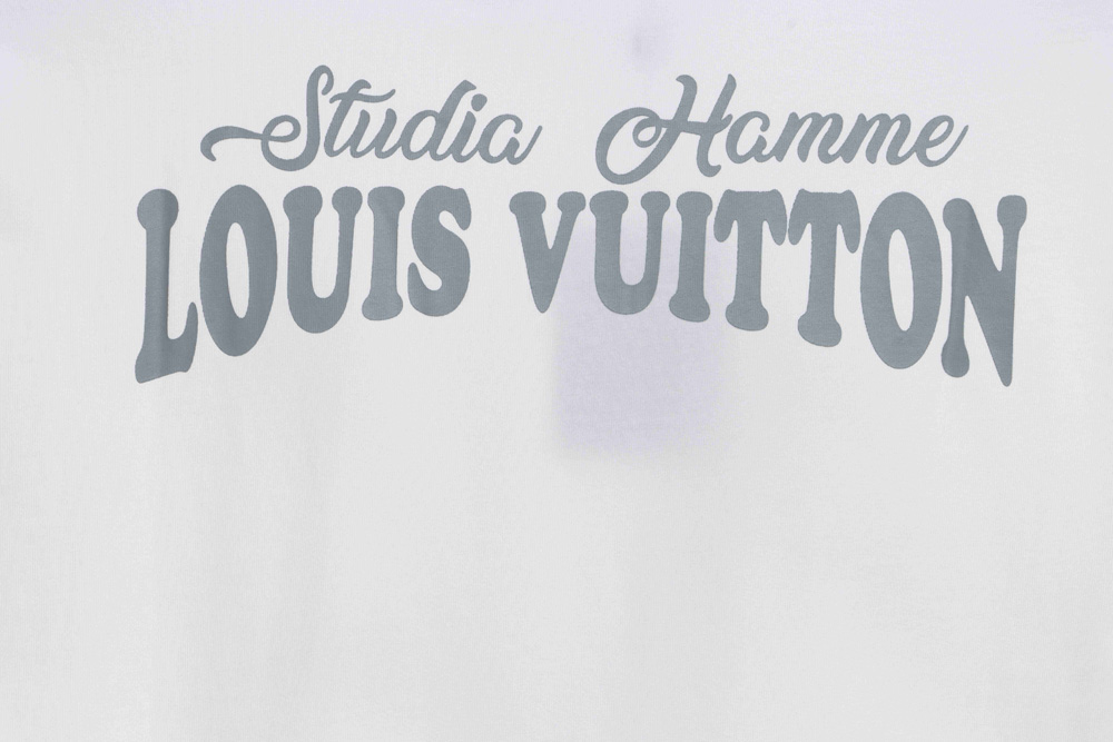 LV chest big bird print short sleeves