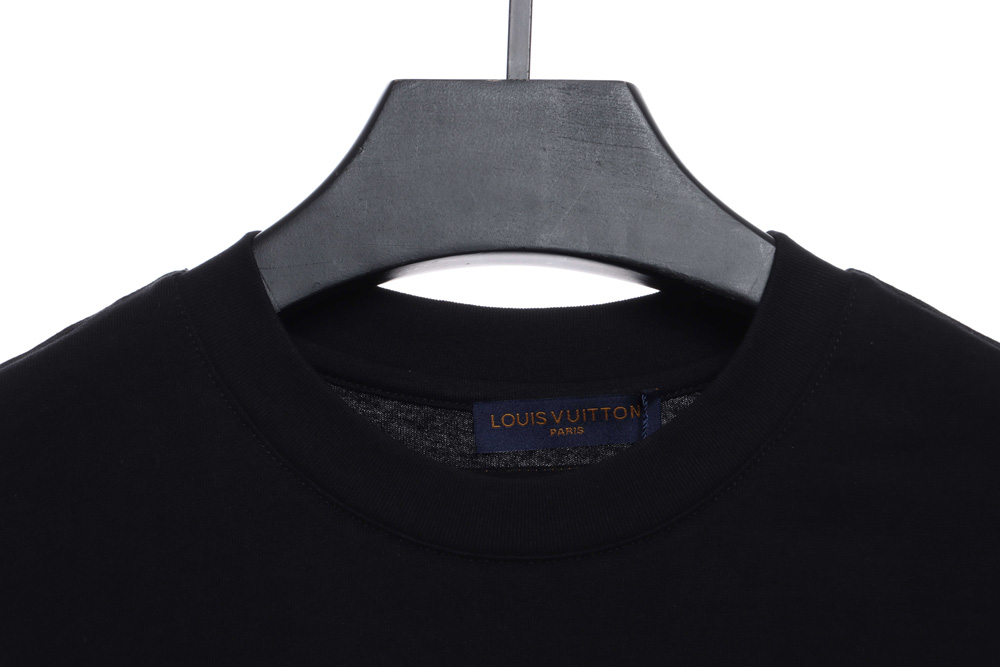 LV blue graffiti paratrooper short sleeve TSK1