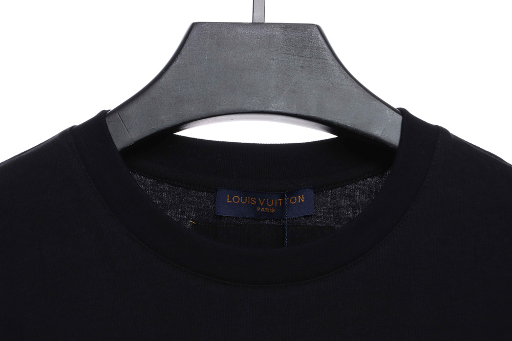 LV chest big bird print short sleeve TSK1