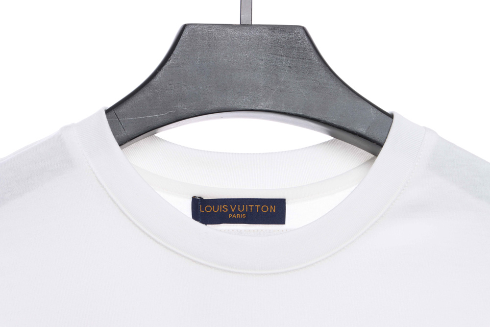 LV blue graffiti paratrooper short sleeves