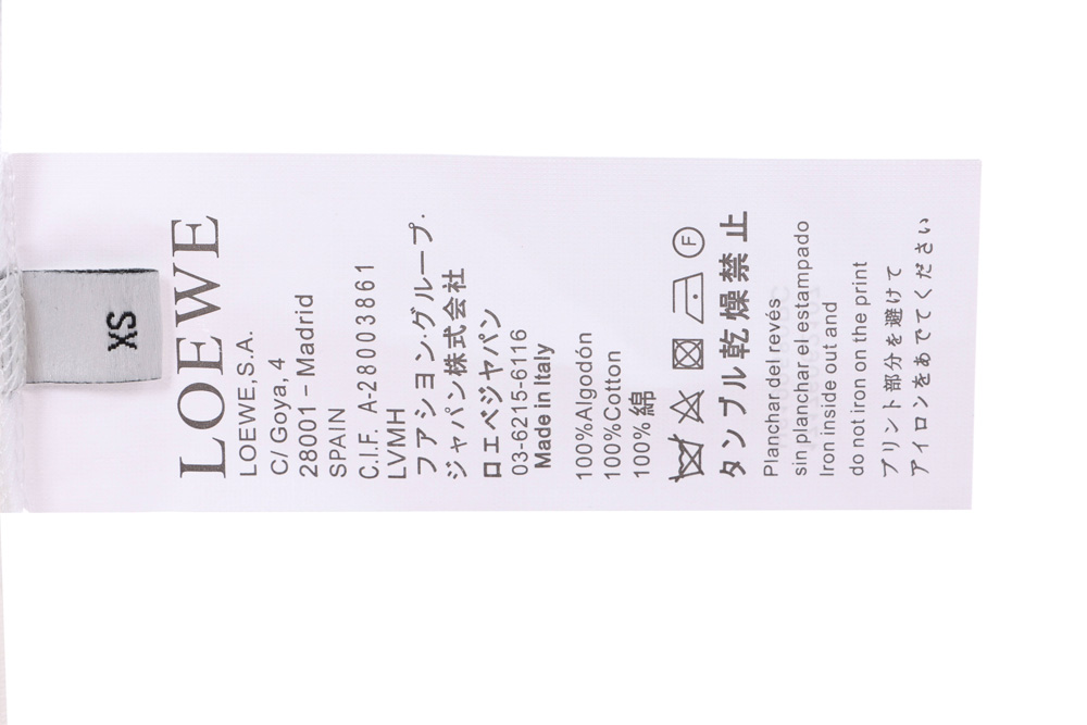 L0ew* floral embroidery short sleeves