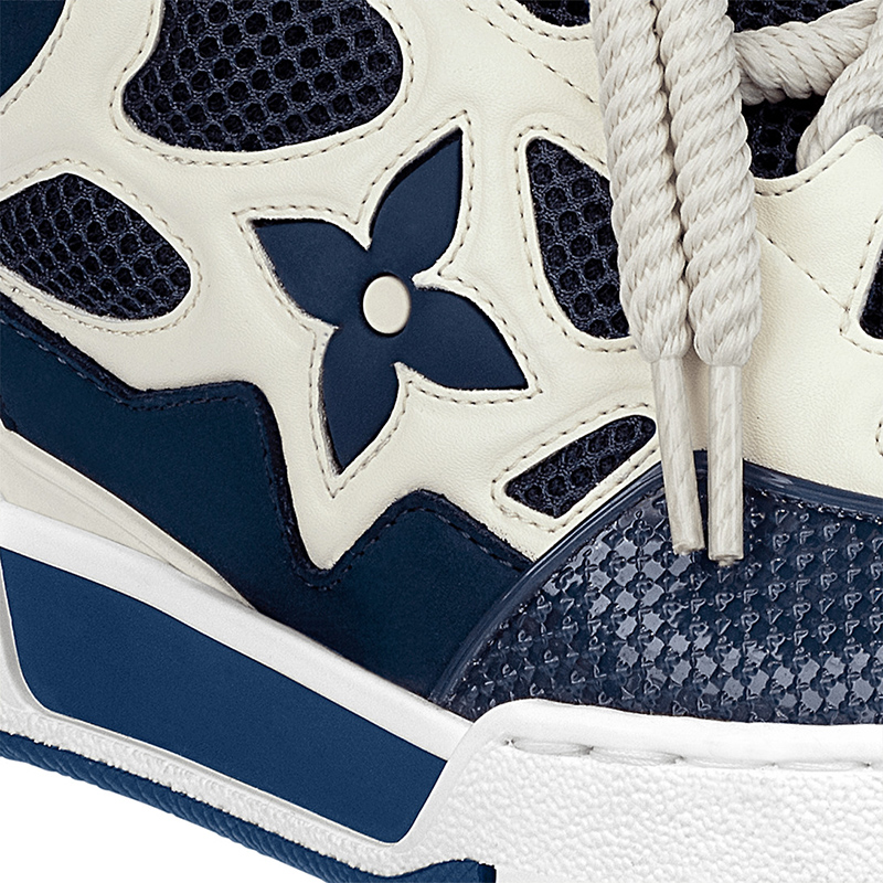 l0*is V*t0n lv skate sneaker marine white