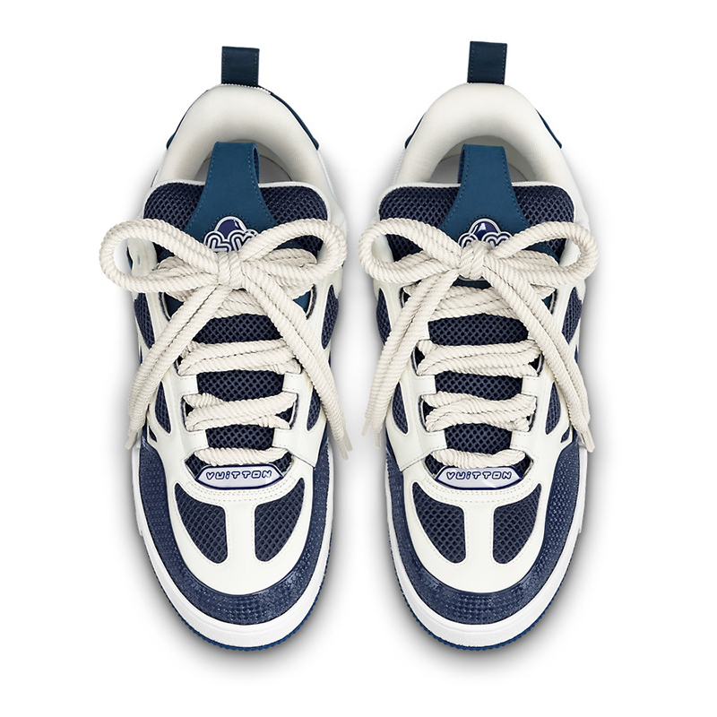 l0*is V*t0n lv skate sneaker marine white