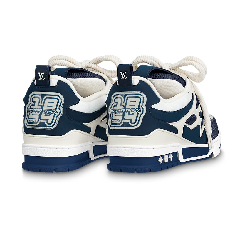 l0*is V*t0n lv skate sneaker marine white