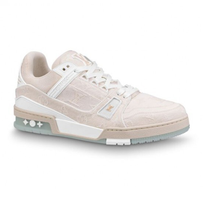 l0*is V*t0n lv trainer beige monogram demin