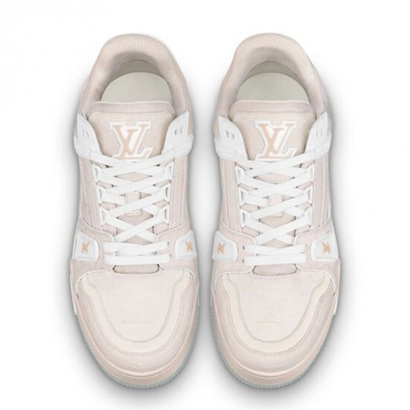 l0*is V*t0n lv trainer beige monogram demin
