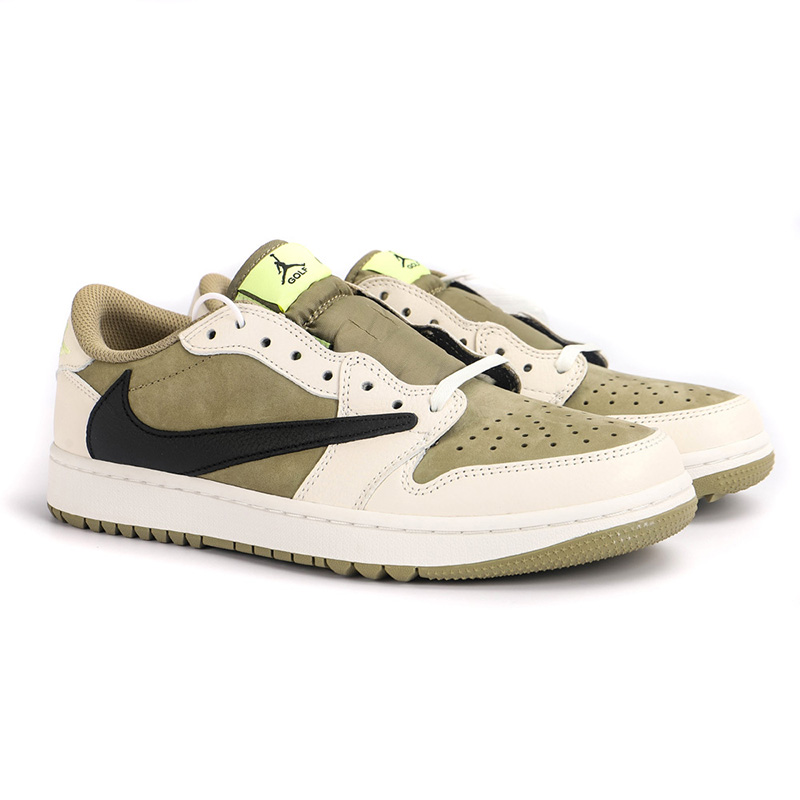 Jordan 1 Retro Low Golf Travis Scott Neutral Olive