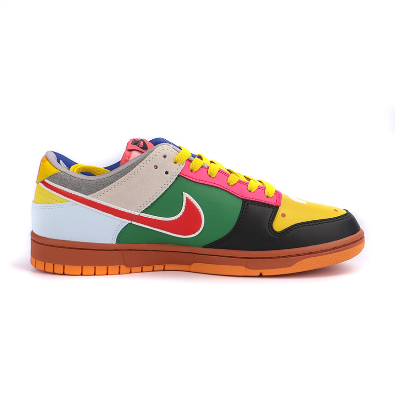 nike dunk low "what the S*per mario" custom