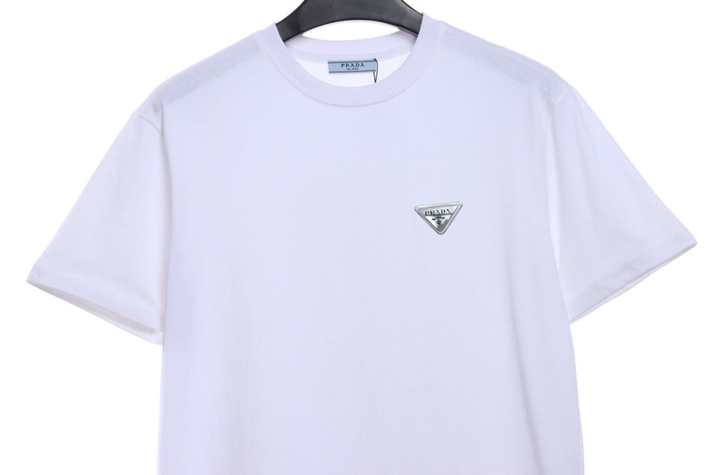 Pra*a chest logo triangle short sleeves