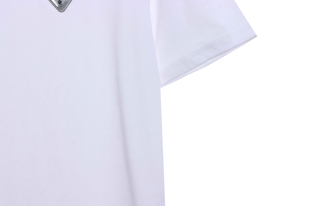 Pra*a chest logo triangle short sleeves