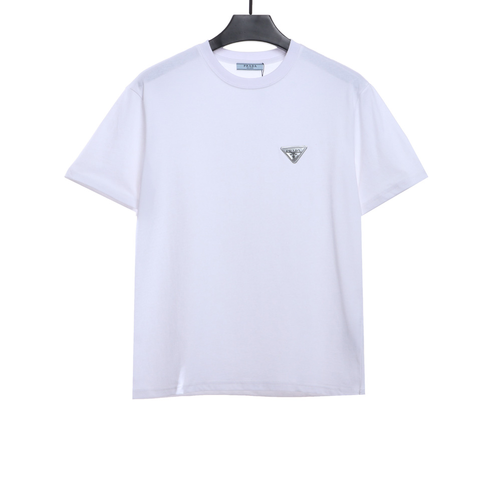 Pra*a chest logo triangle short sleeves