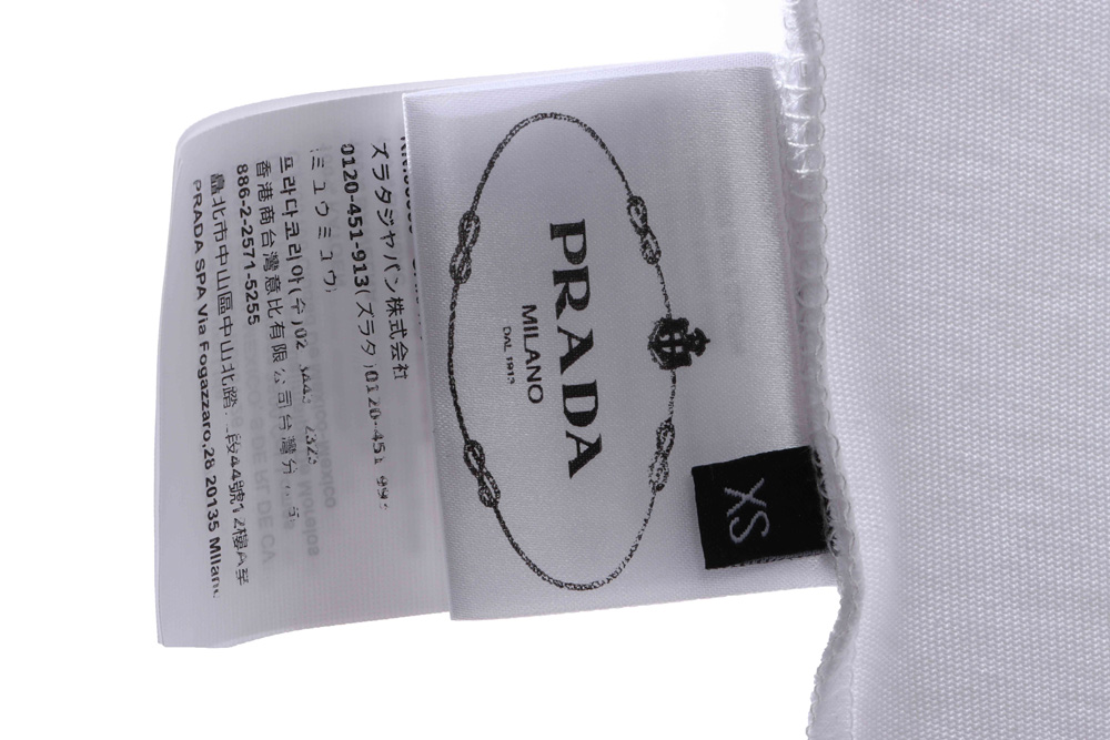 Pra*a chest logo triangle short sleeves