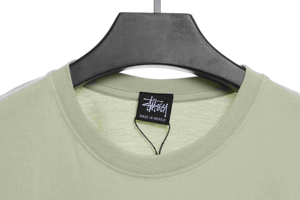 Stucey Mosquito Coil Pattern Handwritten Letter Short Sleeve_CM_2