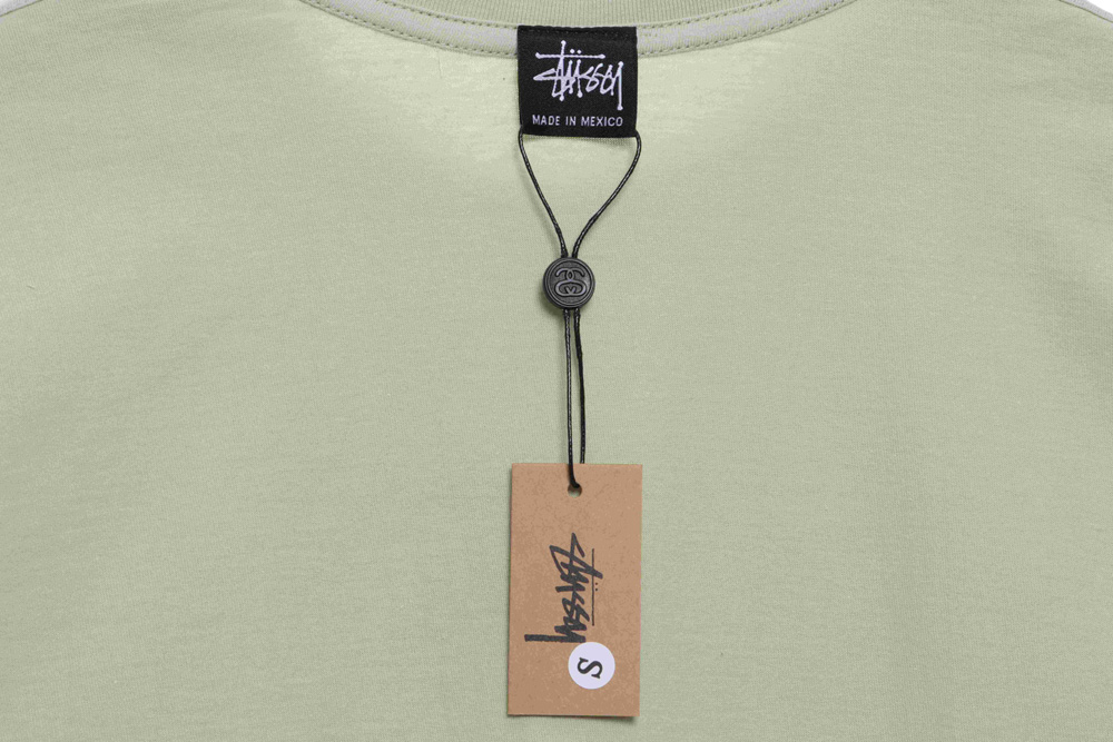 Stucey Mosquito Coil Pattern Handwritten Letter Short Sleeve_CM_2