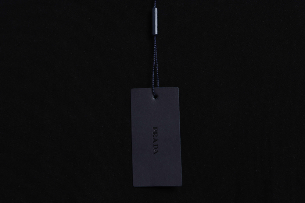 Pra*a blue triangle print short sleeves