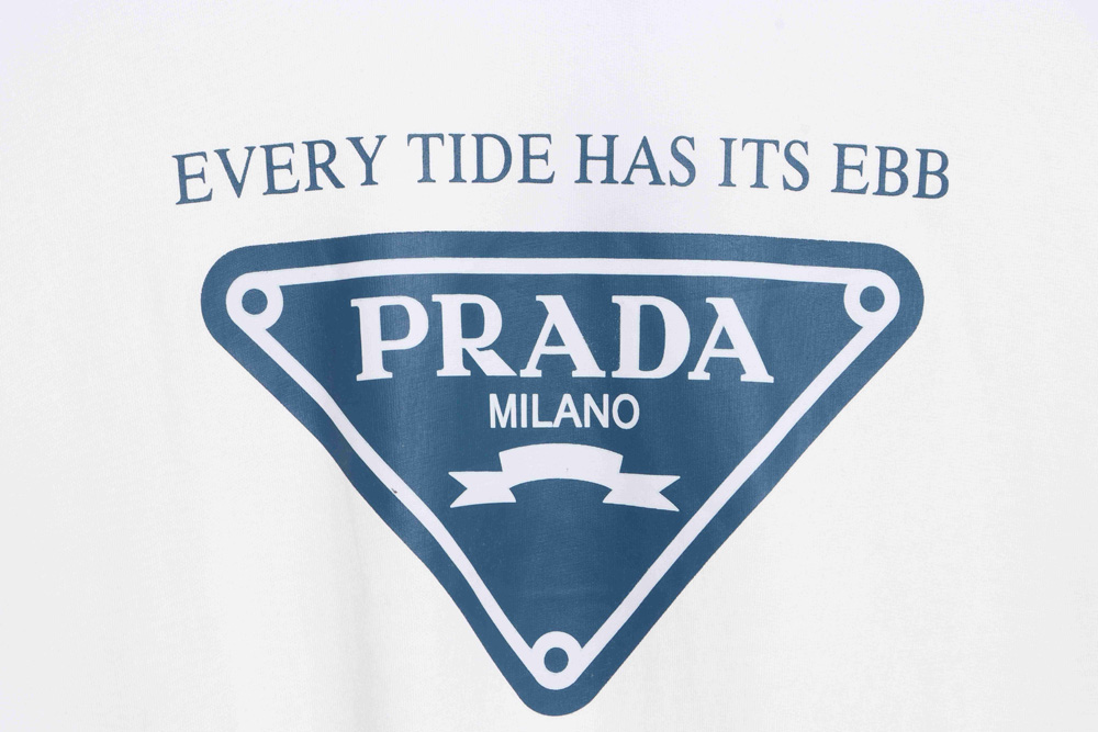 Pra*a blue triangle print short sleeves_cm_1