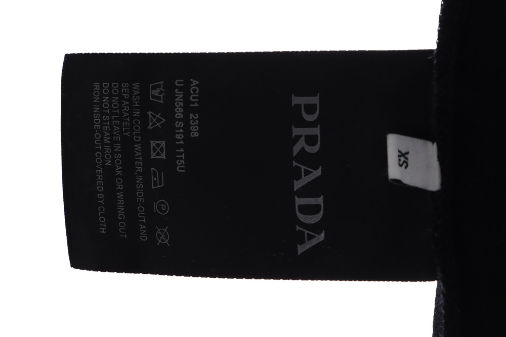 Pra*a blue triangle print short sleeves