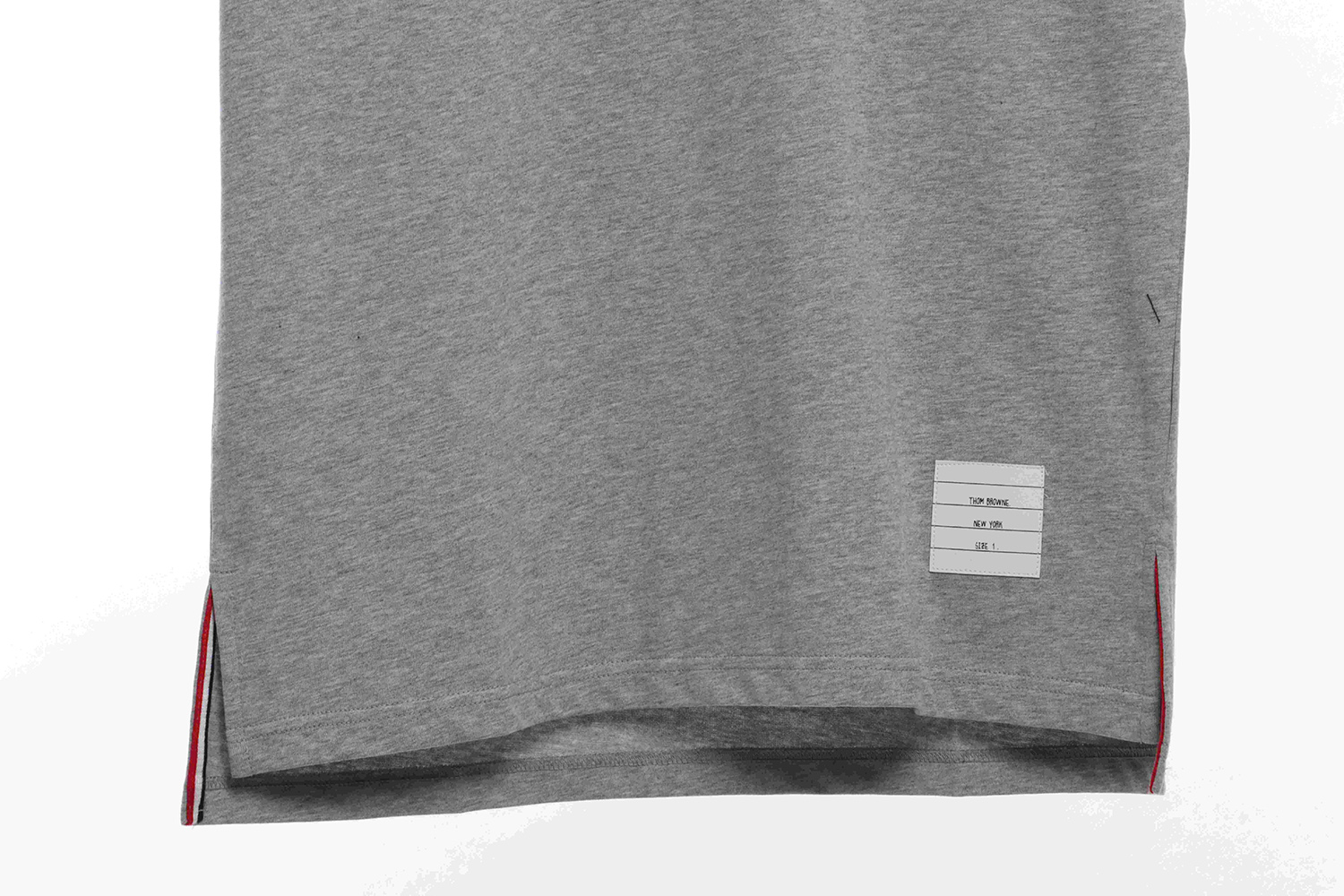 Thom Browne anchor embroidery crew neck short sleeves