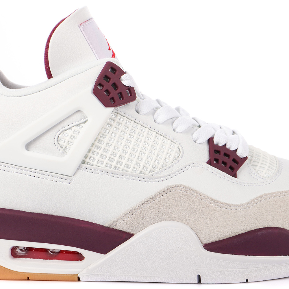 Nike SB x Air Jordan 4 AJ4 White Purple