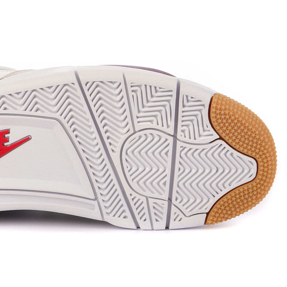 Nike SB x Air Jordan 4 AJ4 White Purple