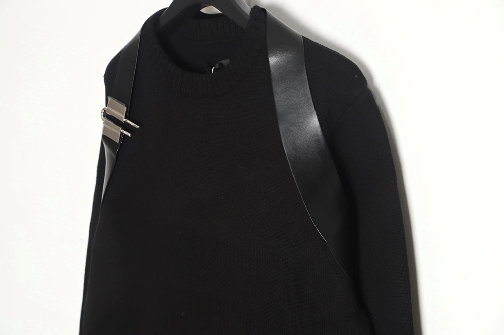 Givenchy 23FW snap button crew neck sweater