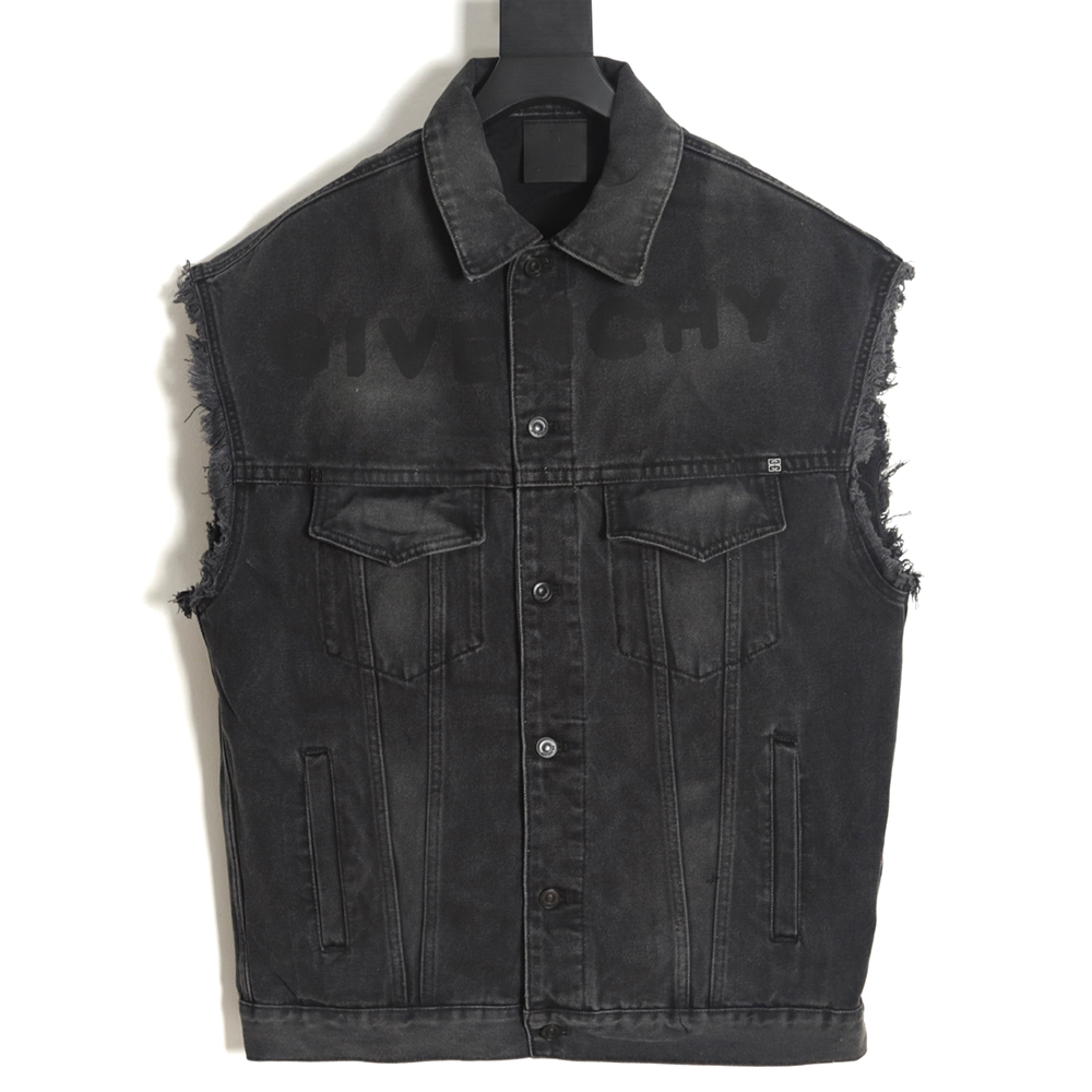 Givenchy 23FW Washed Denim Vest