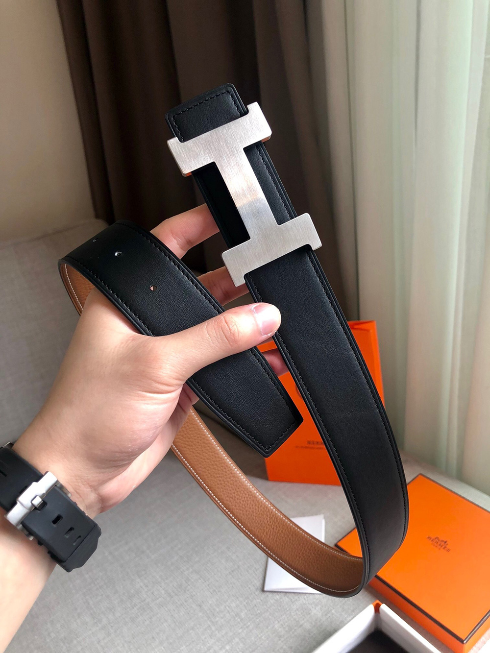 H**mes belts ff196688 38mm