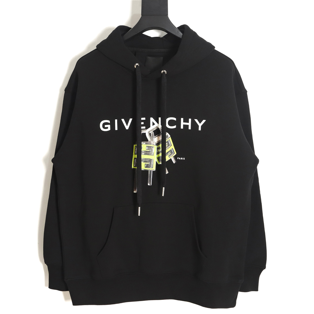 Givenchy 22FW Lock Letter Hoodie Hoodie