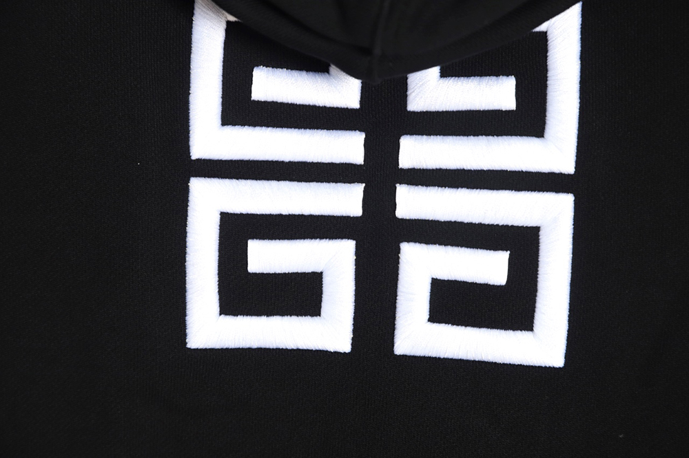 Givenchy 22FW four grid embroidered hoodie